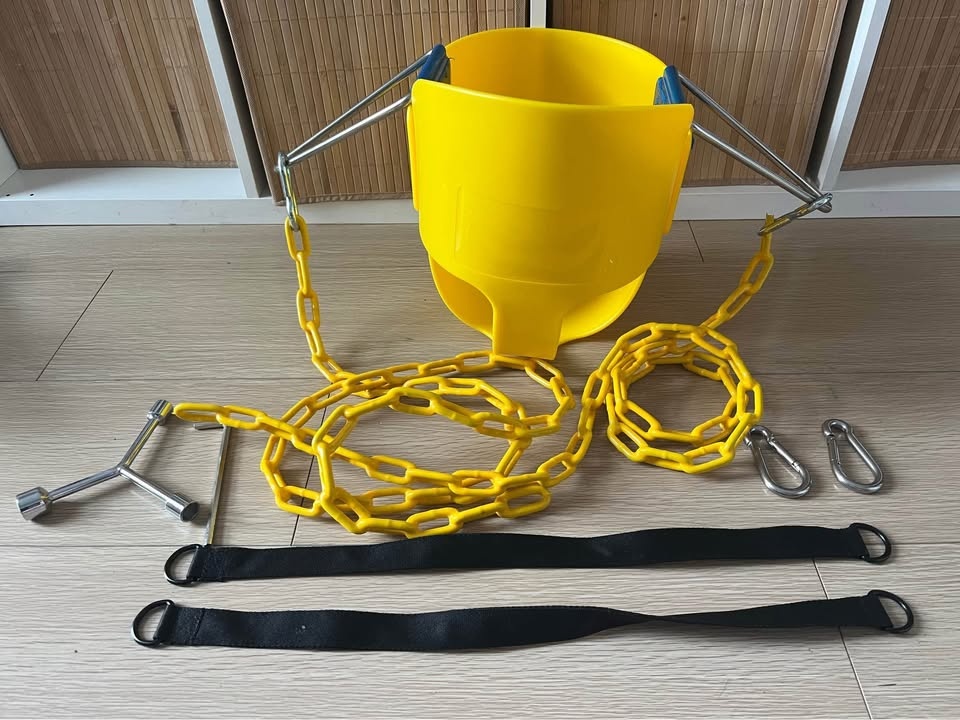 Toddler Swing & Balancoire Bebe, 59" Chains Baby Swing - photo 2