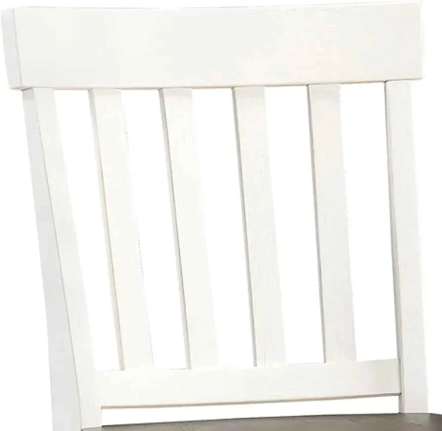 Steve Silver Joanna Counter Chair - Two-Tone Ivory & Dark Oak image indicator(4)