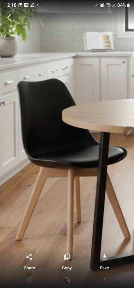 Dining Chairs Set of 3 Mid-Century Modern Lounge Chair P - photo 5