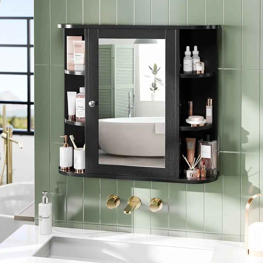 Meilocar Bathroom Mirror Cabinet Wall Mounted - photo 2