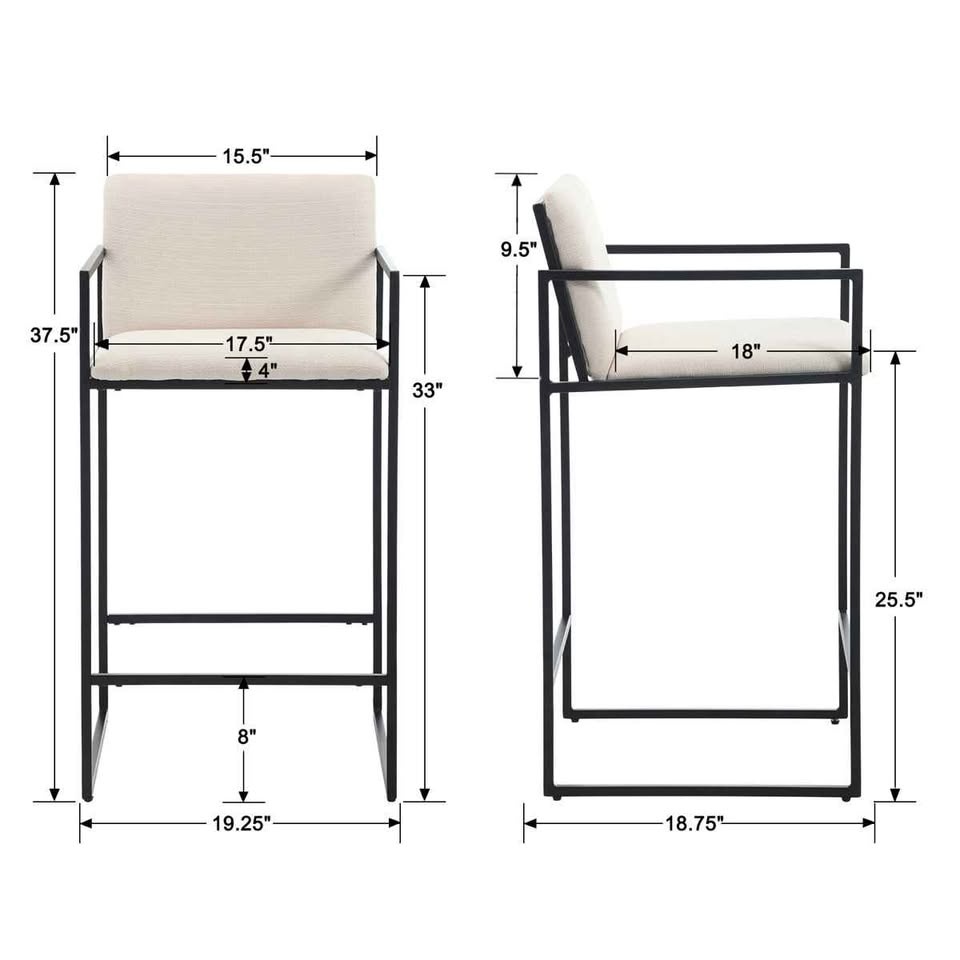 Ransford 25.5" Counter Stool (Set of 2) - photo 3