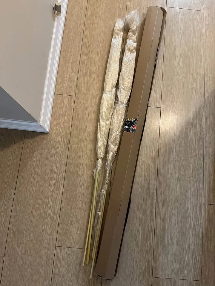 46” 7 pcs Pampas Grass Decor Tall, Natural Pompas Grass... image indicator(4)