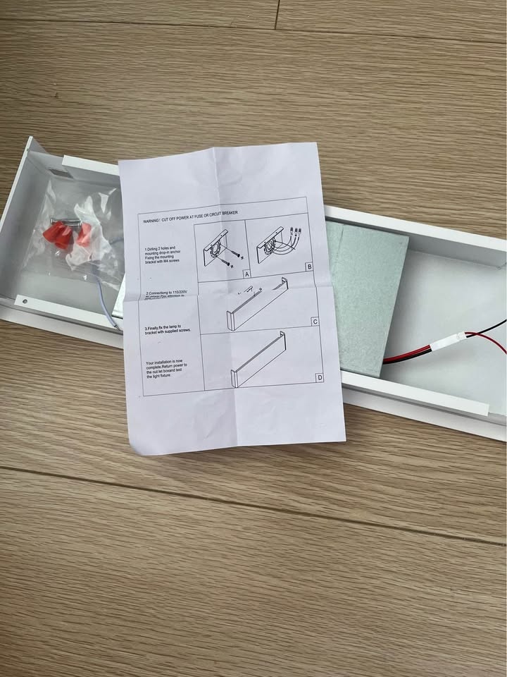 15.75in Matte White Modern LED Vanity Light - photo 2