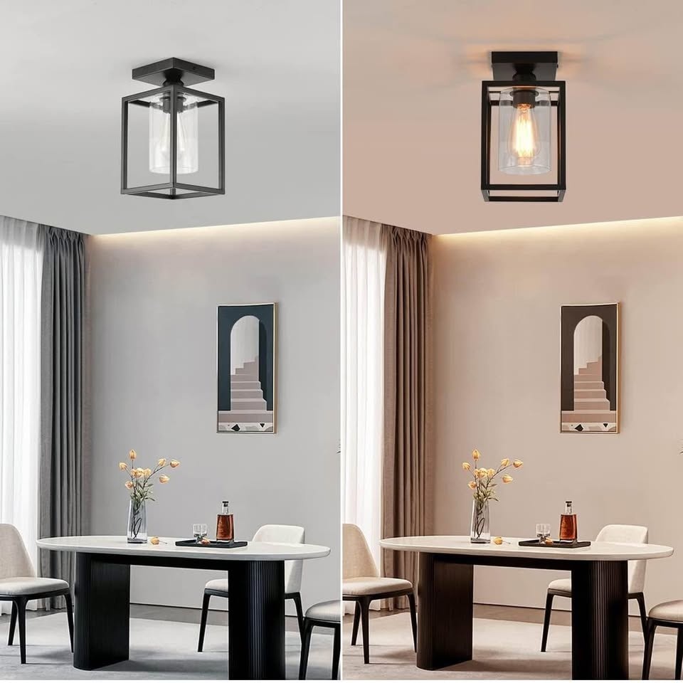 2 Pack Semi Flush Mount Ceiling Light - photo 5