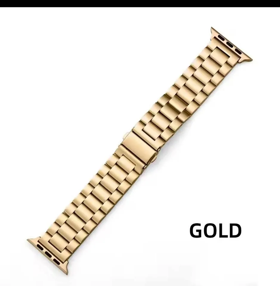 Apple Watch Gold Link Band Size: S10-46 45 44 42 49mm