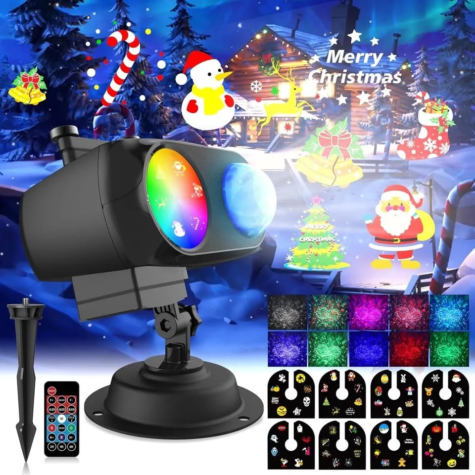 Color Changing Projection Lamp lights for Christmas decorations