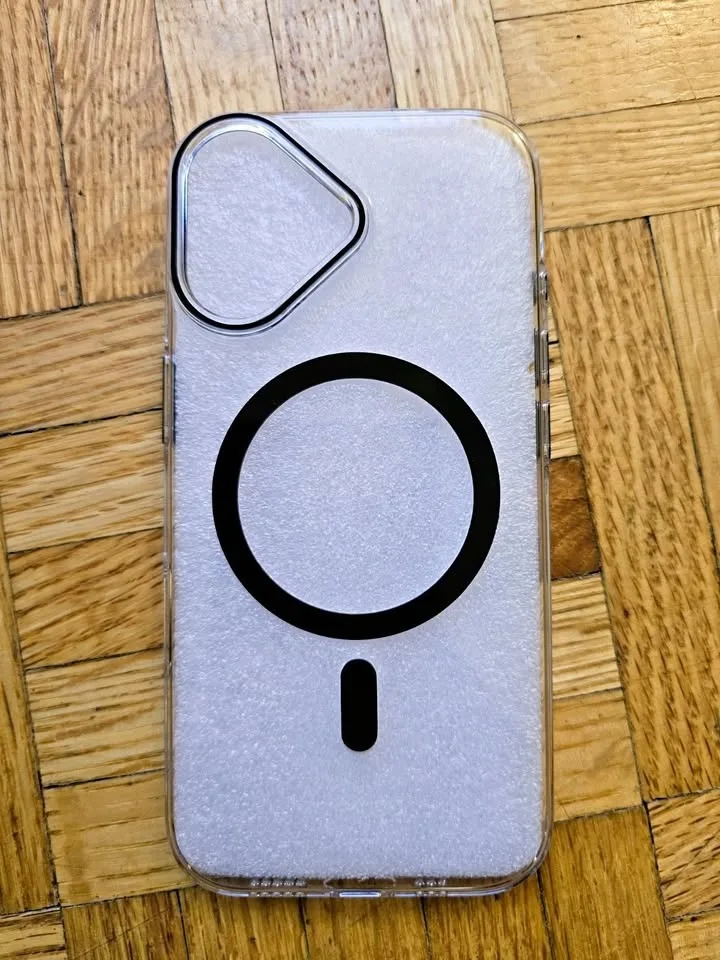 iPhone 17 Case Transparent Protective Cover Hard Case - Black