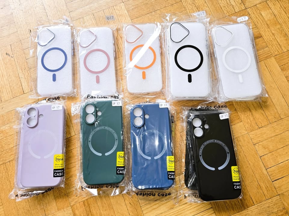 iPhone 17 Case Transparent Protective Cover Hard Case - Black - photo 3