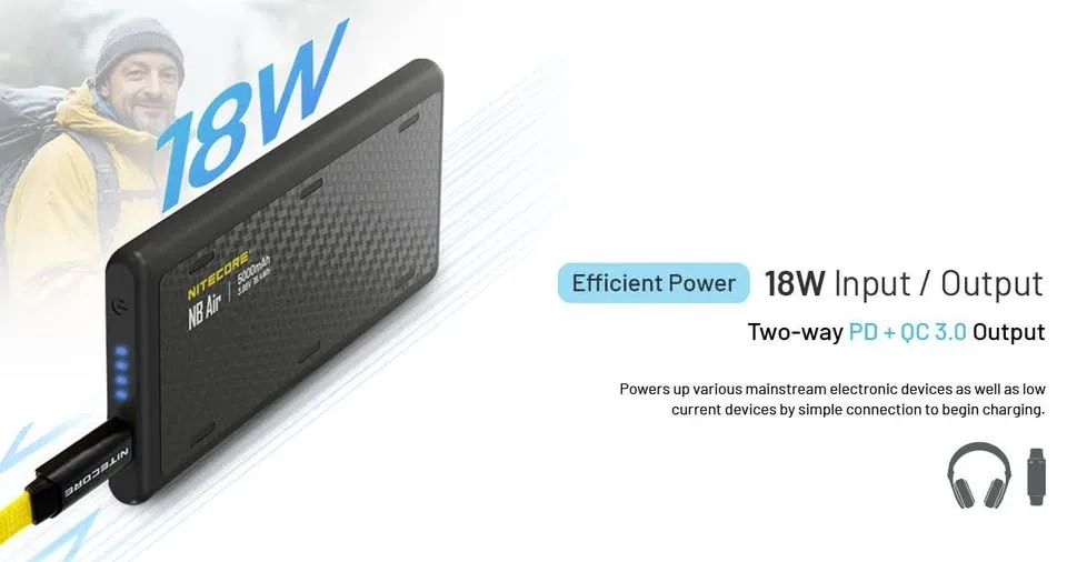 NITECORE NB Air Mobile Power Bank 4900mAh image indicator(3)