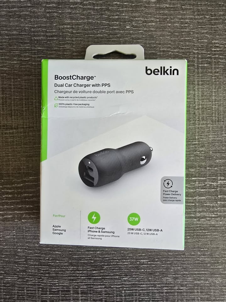 Belkin BoostCharge Dual Car Charger with PPS 37W - photo 4