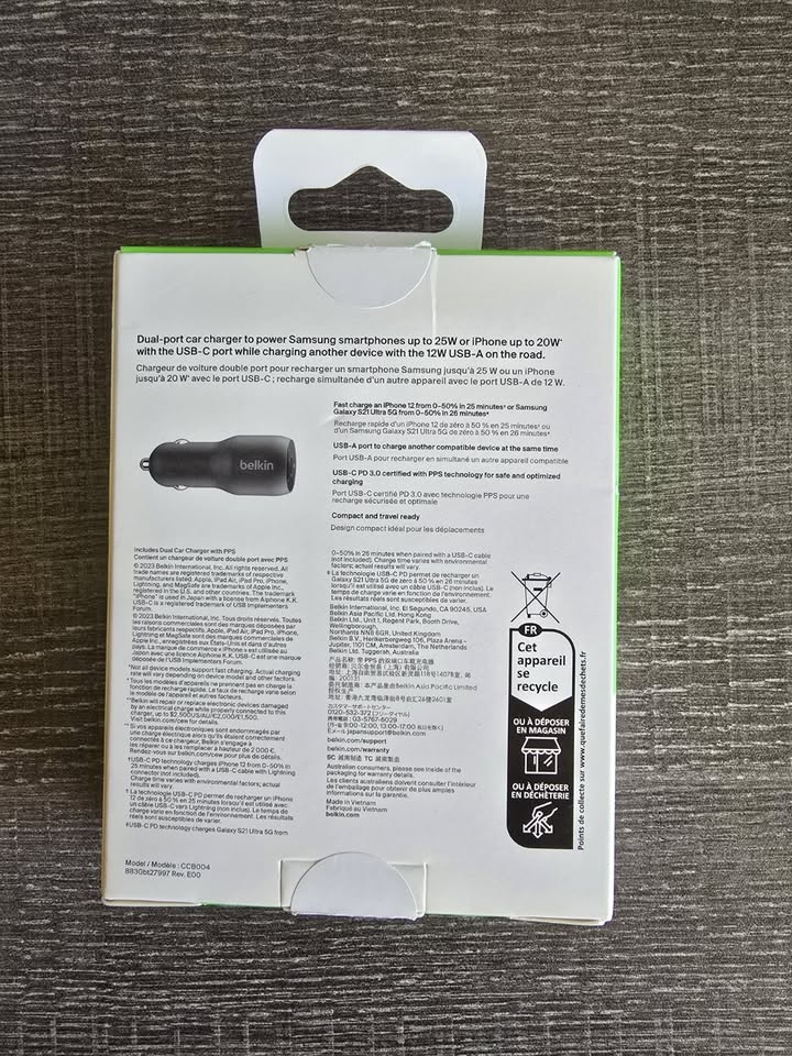 Belkin BoostCharge Dual Car Charger with PPS 37W - photo 5