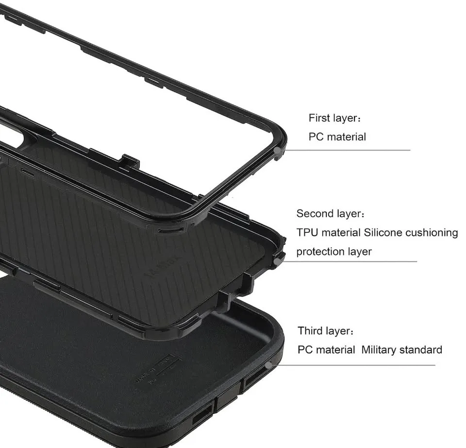iPhone 14 Case Heavy Duty Drop-Proof Shockproof image indicator(4)