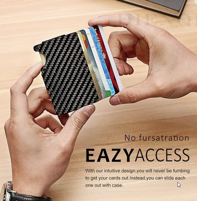 Slim Wallet For Men - Front Pocket RFID Blocking - photo 4