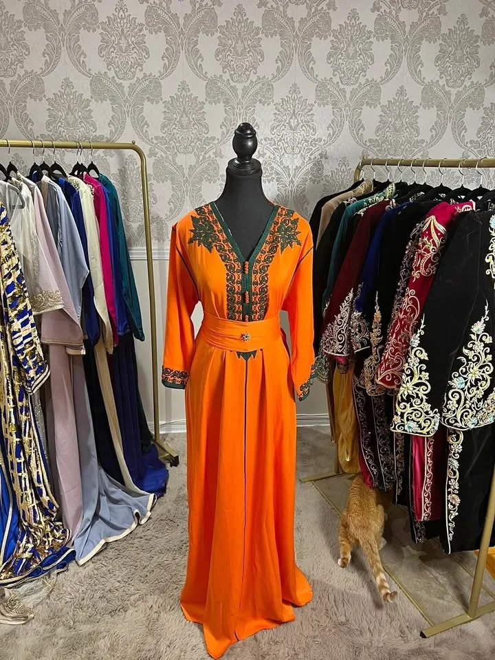 Caftan Orange Vente/Location