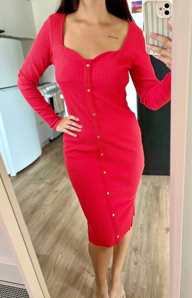 Asos Red Dress