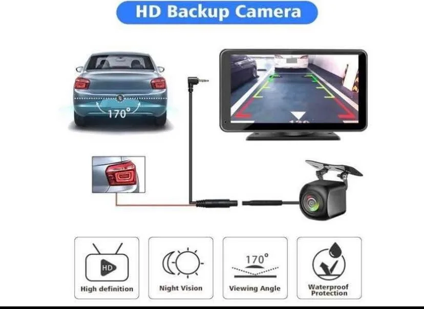 Portable Wireless CarPlay Android Auto Car Stereo image indicator(7)