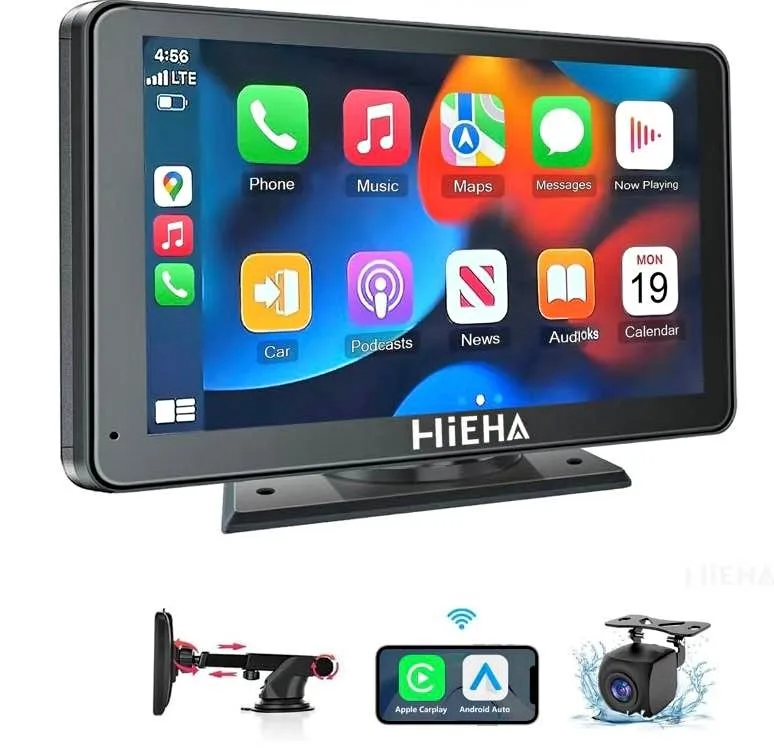 Hieha 2026 Wireless Portable CarPlay Android Auto