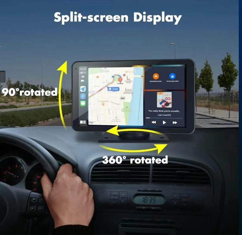 Hieha 2026 Wireless Portable CarPlay Android Auto image indicator(4)