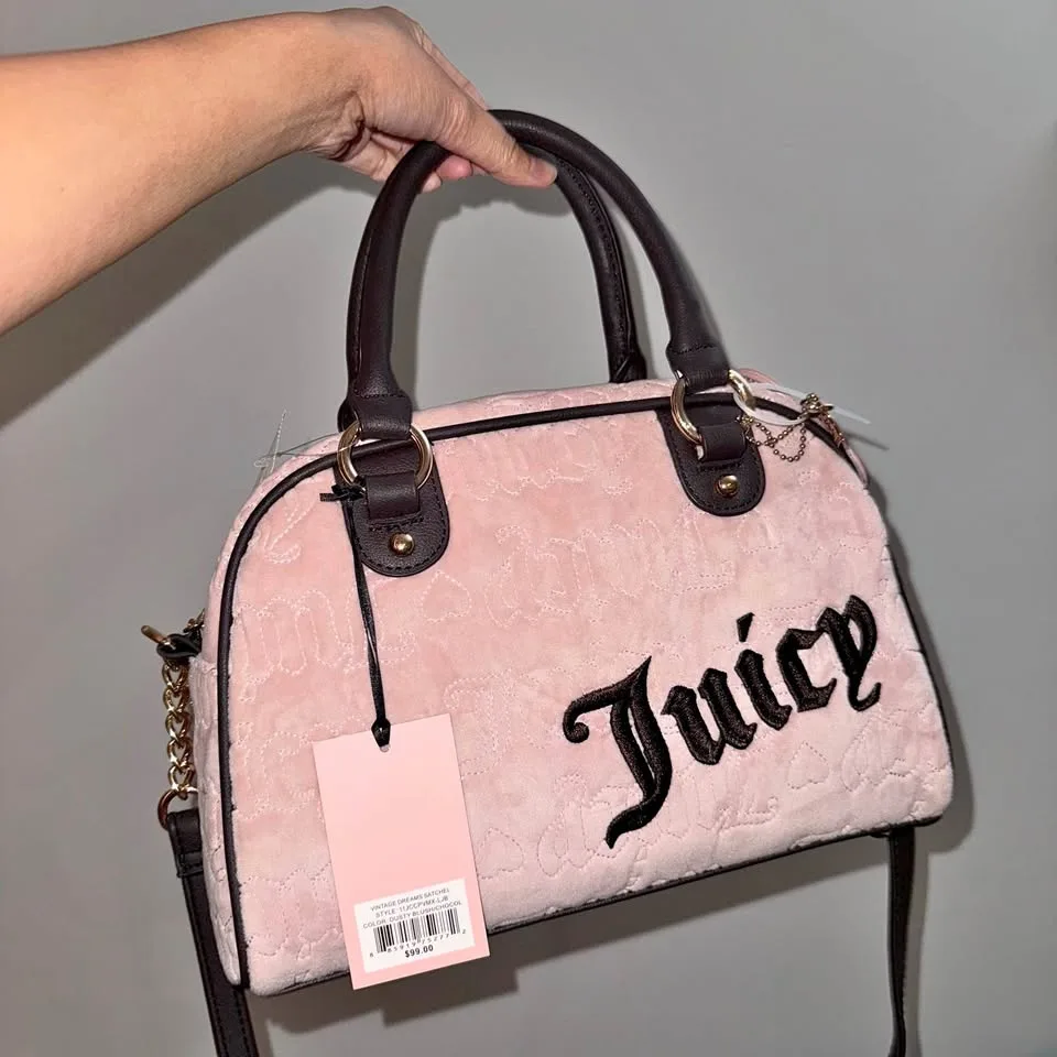 NEW Juicy Couture Satchel in Pink