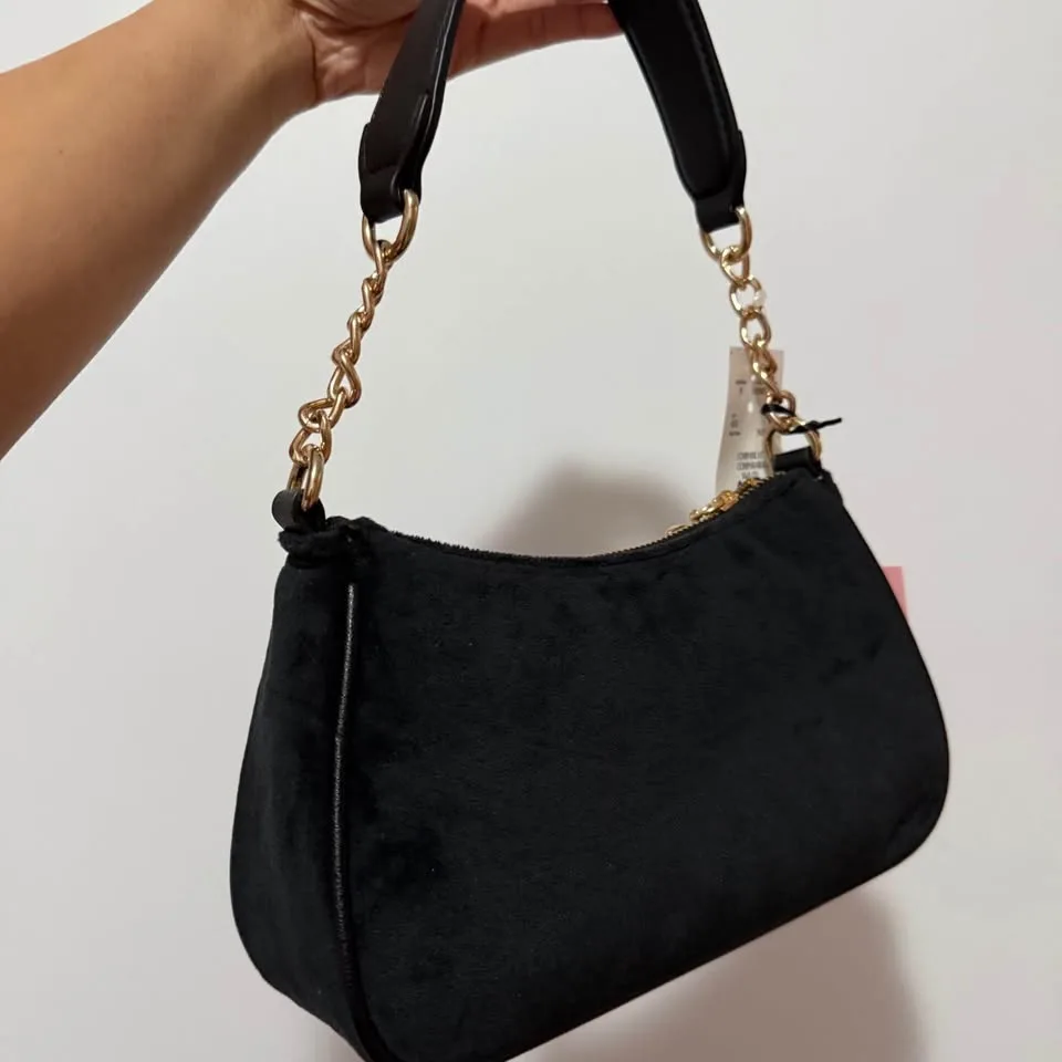 JUICY COUTURE BLACK BLING SHOULDER BAG - NEW WITH TAGS image indicator(4)