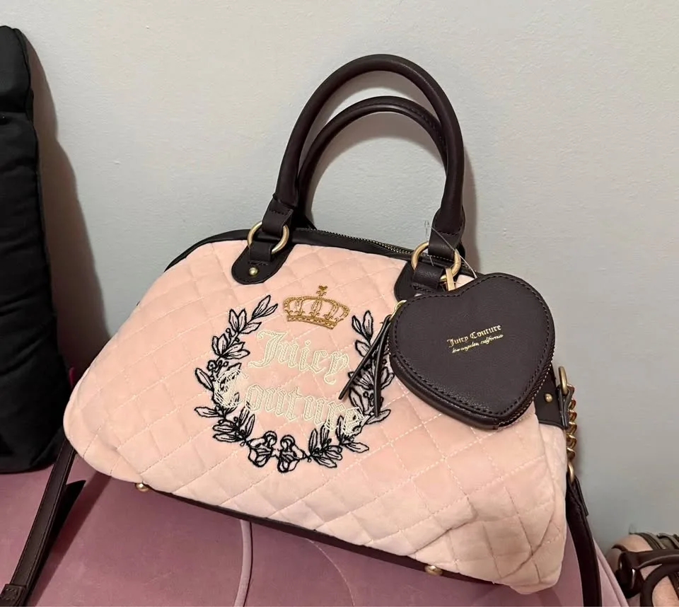 JUICY COUTURE PINK SATCHEL BAG NEW WITH TAGS
