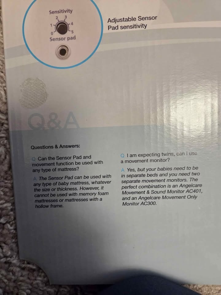Angelcare movement monitor - photo 3