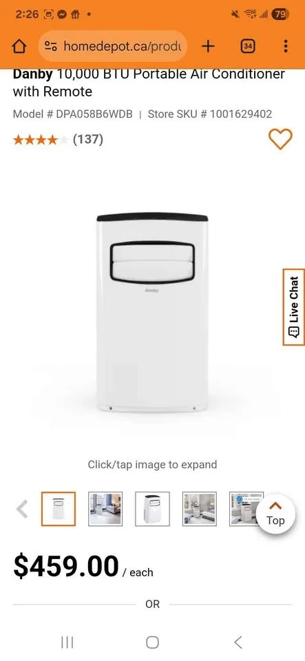 Danby AC unit image indicator(2)