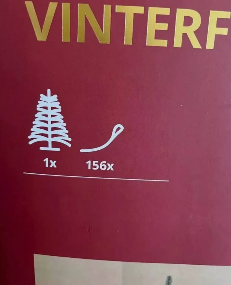 RARE - Ikea VINTERFINT Artificial Christmas Tree image indicator(8)