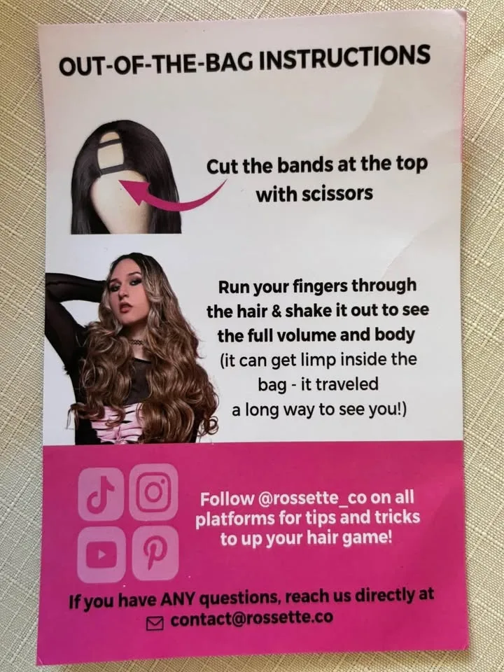 High Density Clip-in Halo Hair Extension - Medium/Dark Brown image indicator(5)