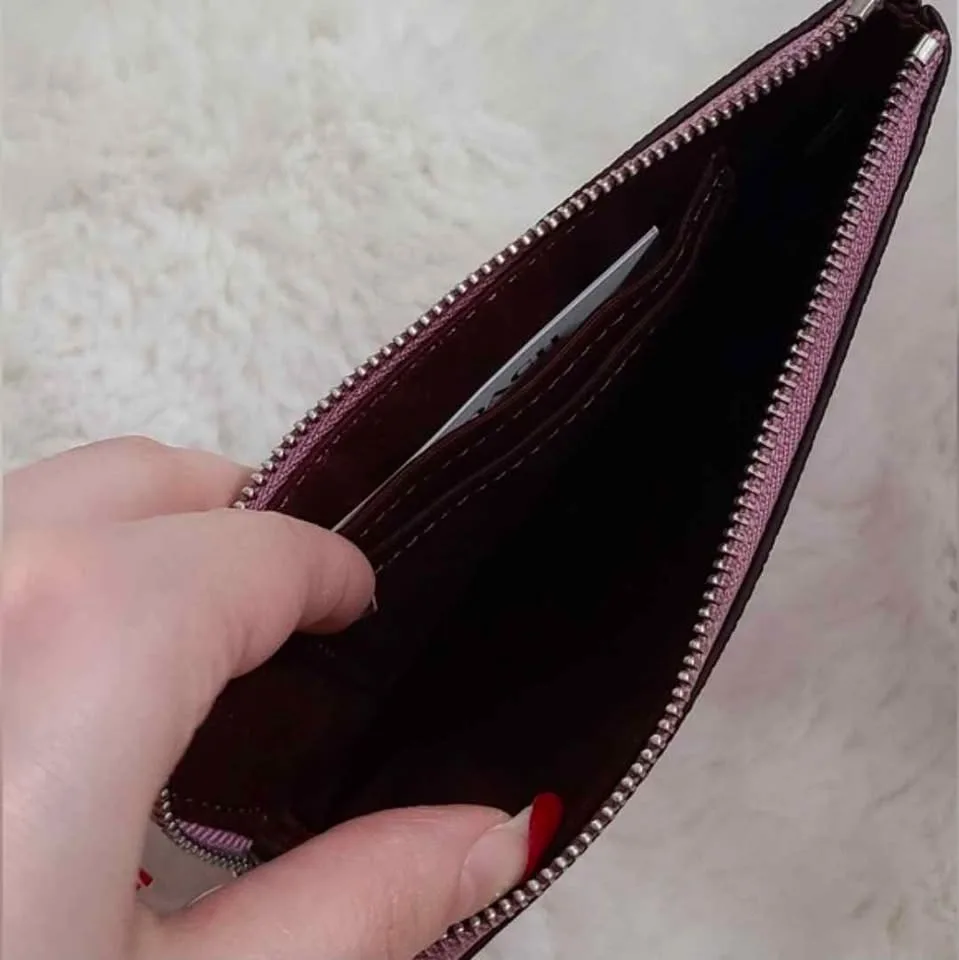 Coach Metallic Pink Wristlet (NWT) image indicator(5)