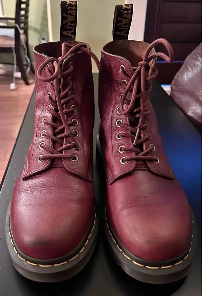 Dr. Martens 1460 Cashew Ambassador Leather Boots - Size 8/9