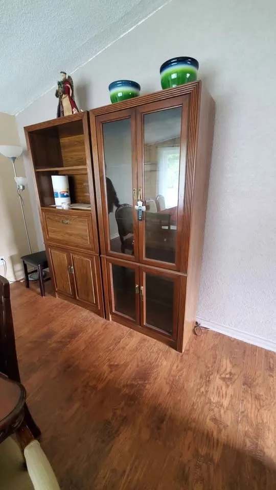 Solid Wood Hutch / Cabinet – Storage + Display image indicator(2)