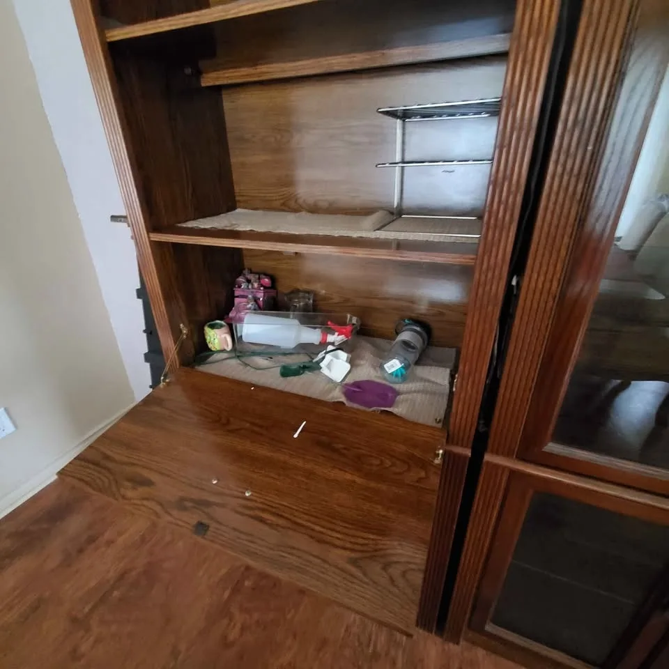 Solid Wood Hutch / Cabinet – Storage + Display image indicator(3)