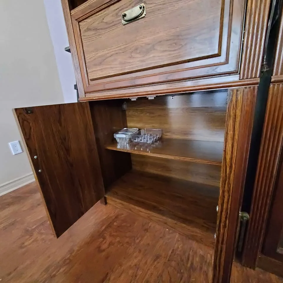 Solid Wood Hutch / Cabinet – Storage + Display image indicator(4)