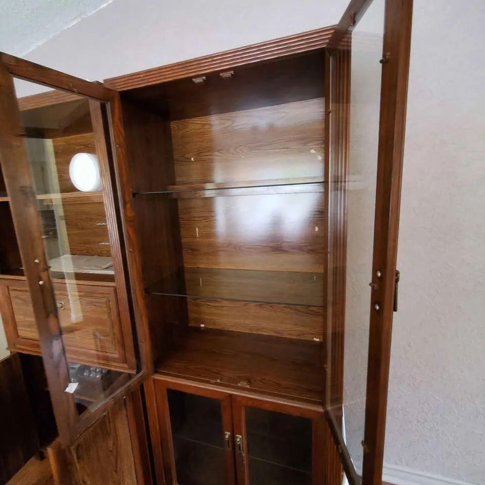 Solid Wood Hutch / Cabinet – Storage + Display image indicator(5)