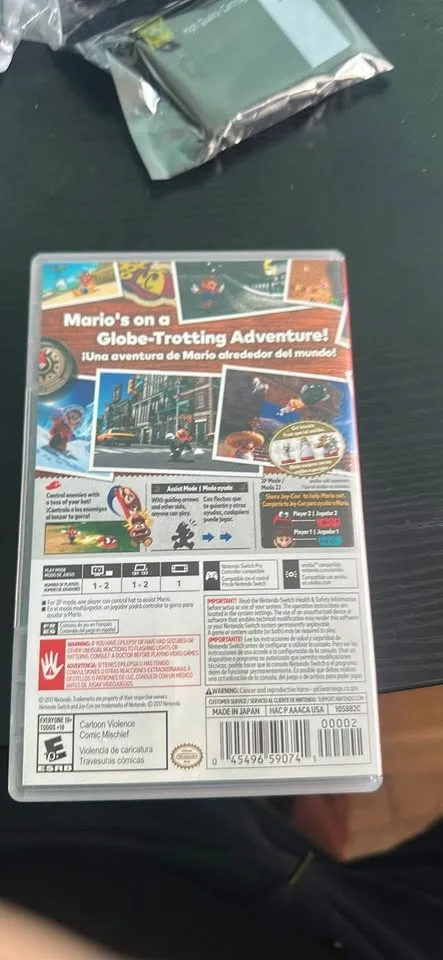 Original Box Case Replacement Nintendo Switch Super Mario odysse image indicator(2)