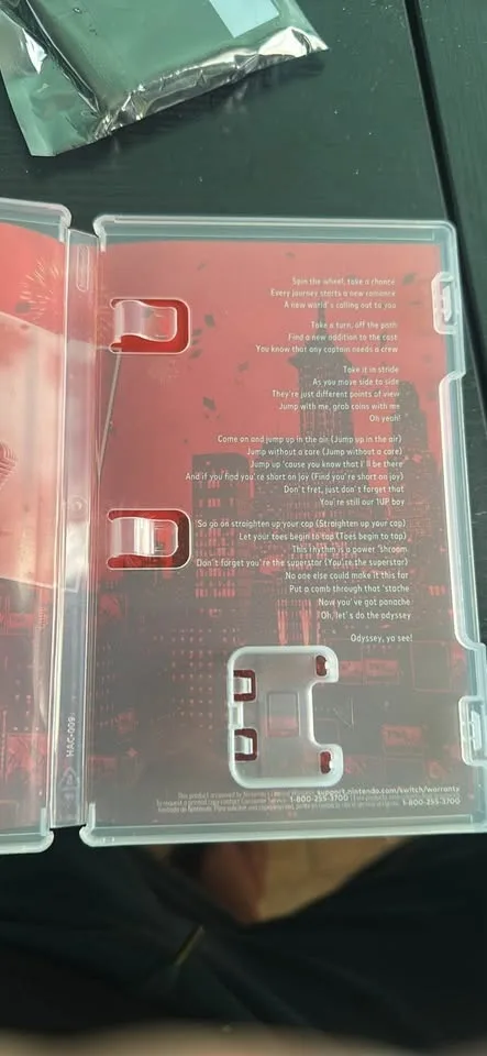 Original Box Case Replacement Nintendo Switch Super Mario odysse image indicator(3)