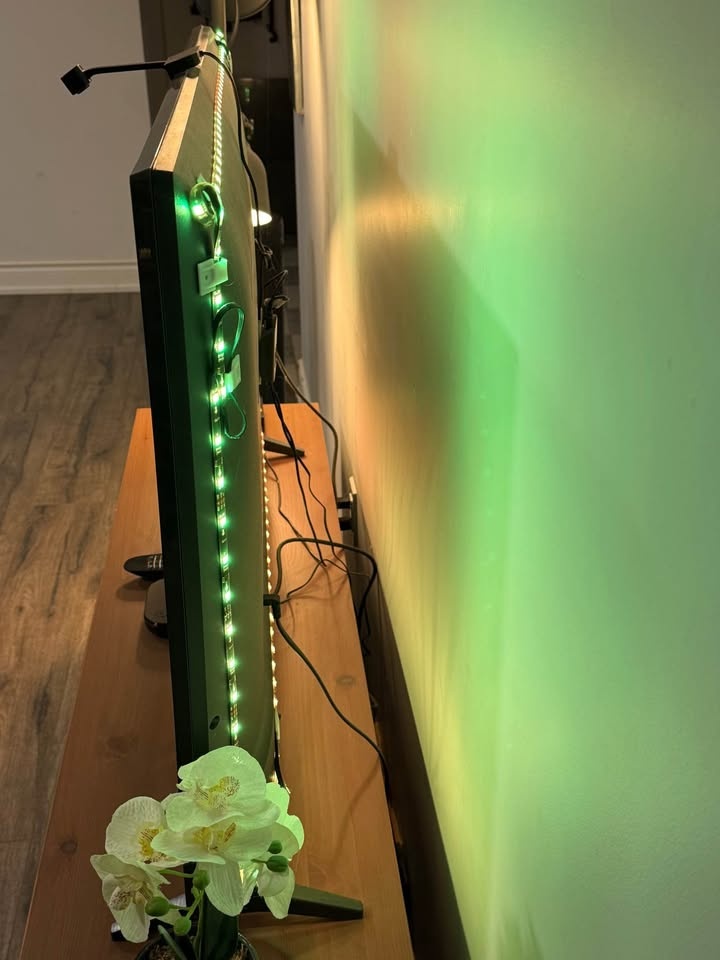 LG smart TV with Ikea industrial cabinet - photo 4