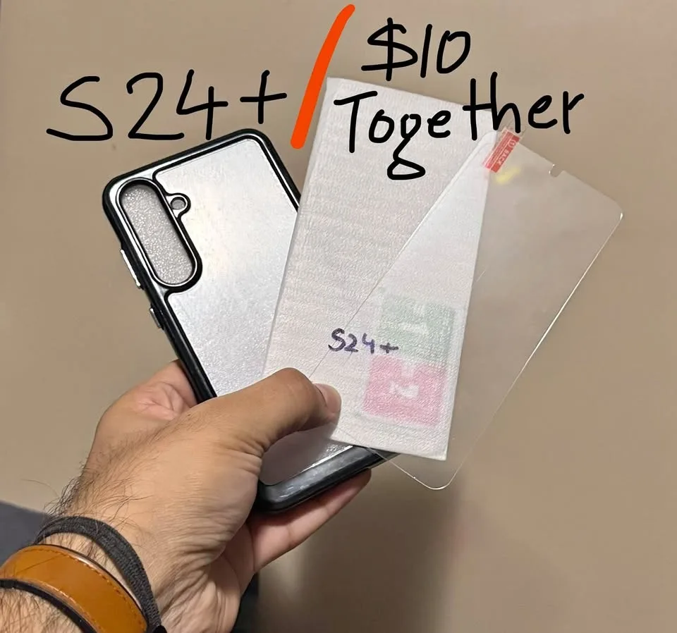 S24+ PLUS SAMSUNG GALAXY Case and Tempered glass screen protecto