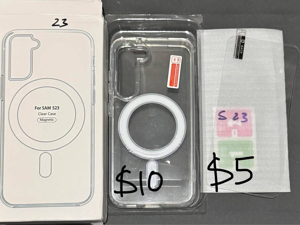 S23 Samsung Galaxy Case and Tempered glass *NEW*