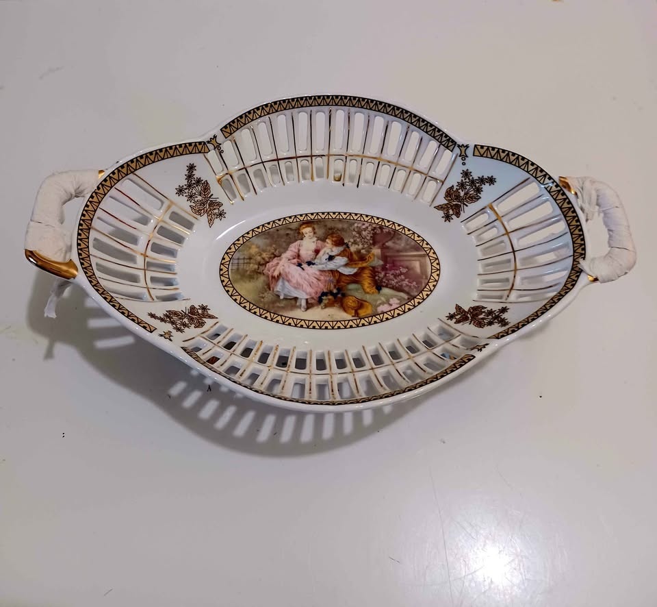 Vtg. New Porcelain Trieste Candy Bowl - photo 2