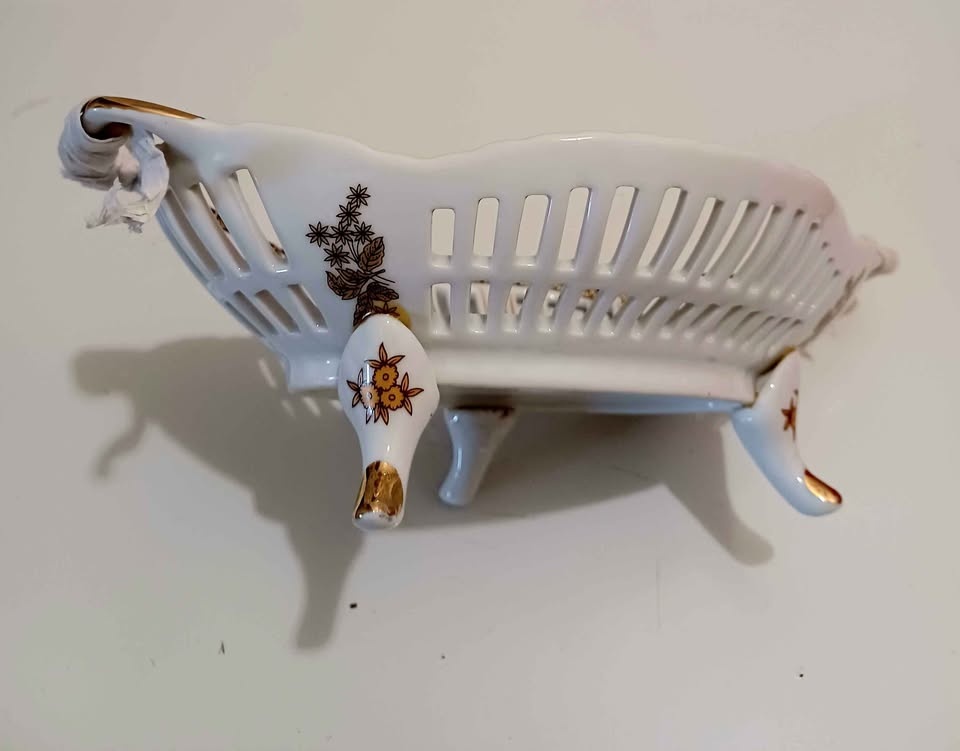 Vtg. New Porcelain Trieste Candy Bowl - photo 4