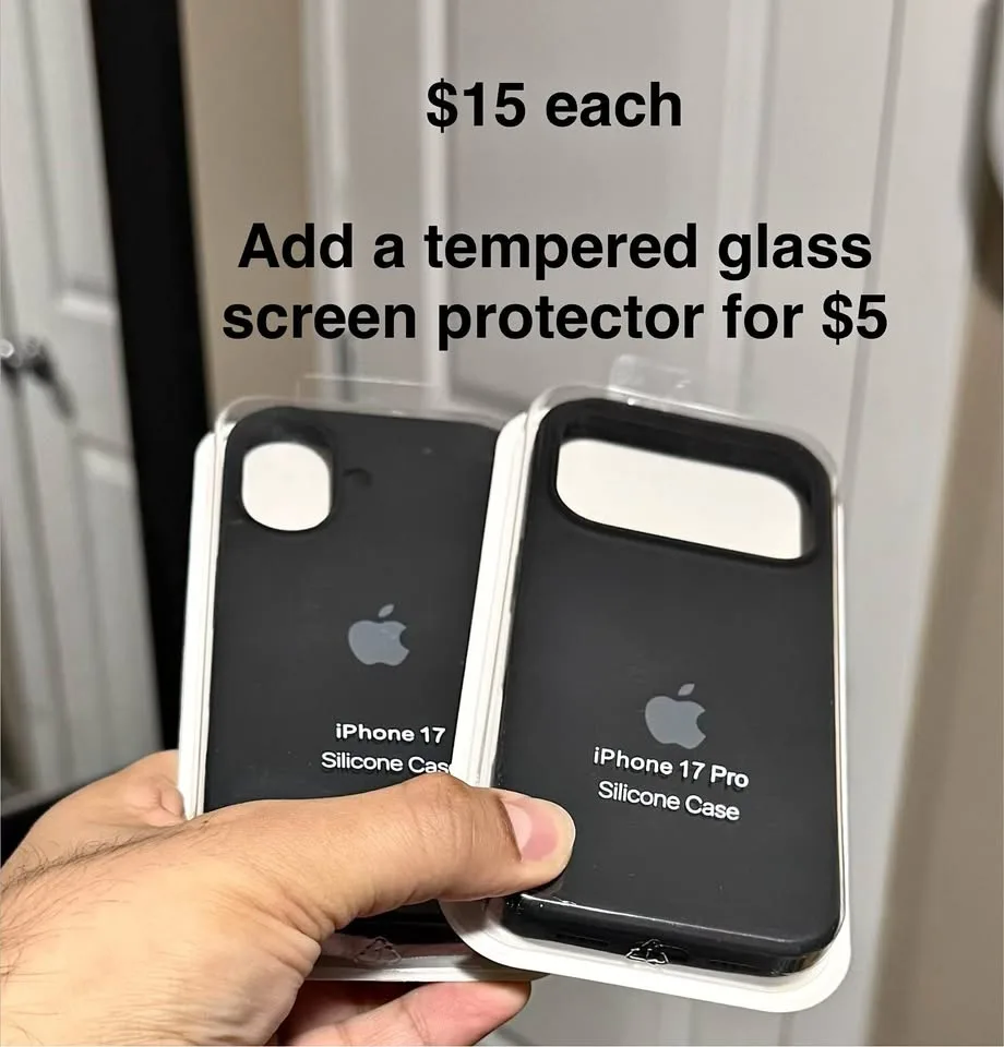 17 Pro and 17 iPhone Silicone Case Back Cover *NEW* $15 each
