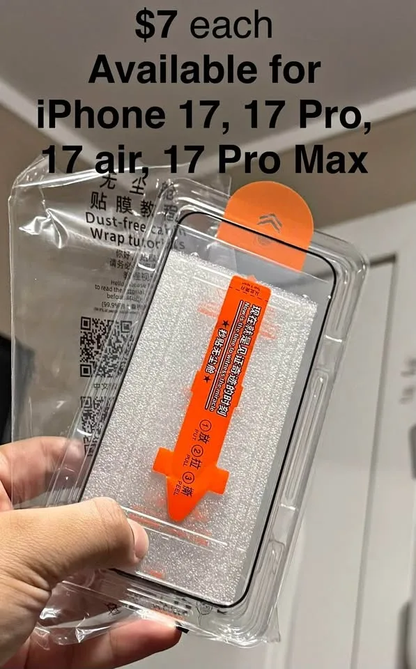 iPhone 17 series Tempered glass screen protector/guard *NEW*