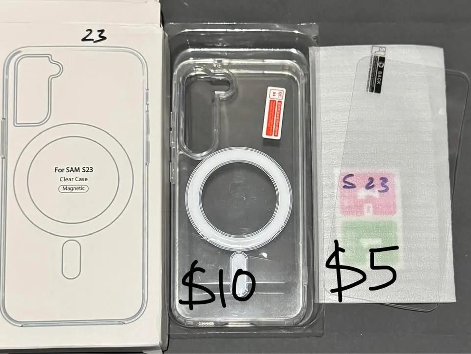 S23 Samsung Galaxy Case and Tempered glass *NEW*