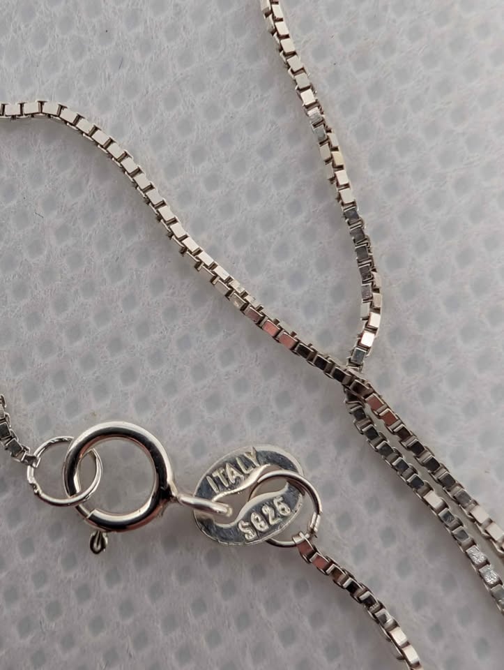 Sterling Silver Italian chain with earrings in mid century flora - photo 5