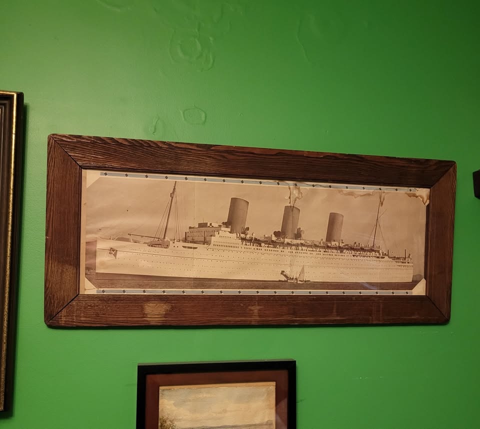 RMS Empress of Britain Brochure Frame