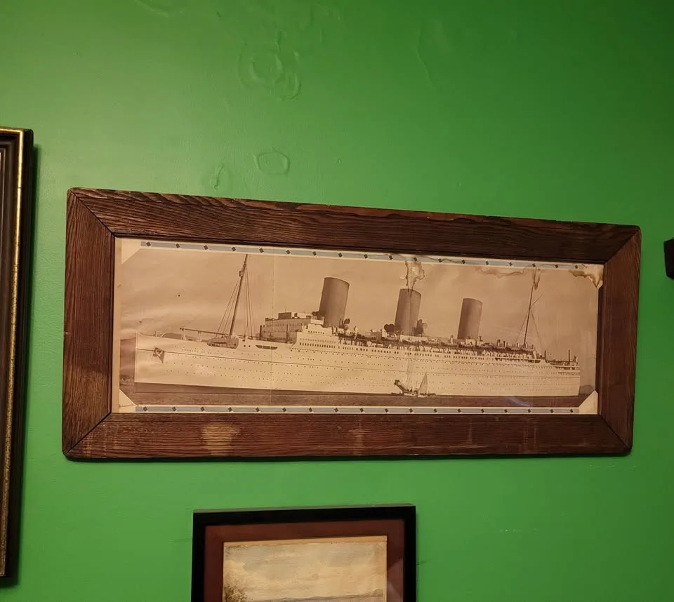 RMS Empress of Britain Brochure Frame