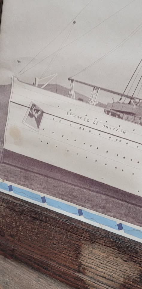 RMS Empress of Britain Brochure Frame - photo 4