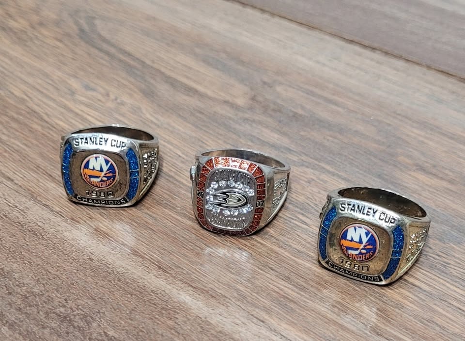 3 NHL Stanley Cup Replica Rings ($20 each)